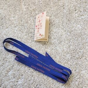Louis Vuitton Royal Blue Ribbon and 2023 Holiday Gift Tag